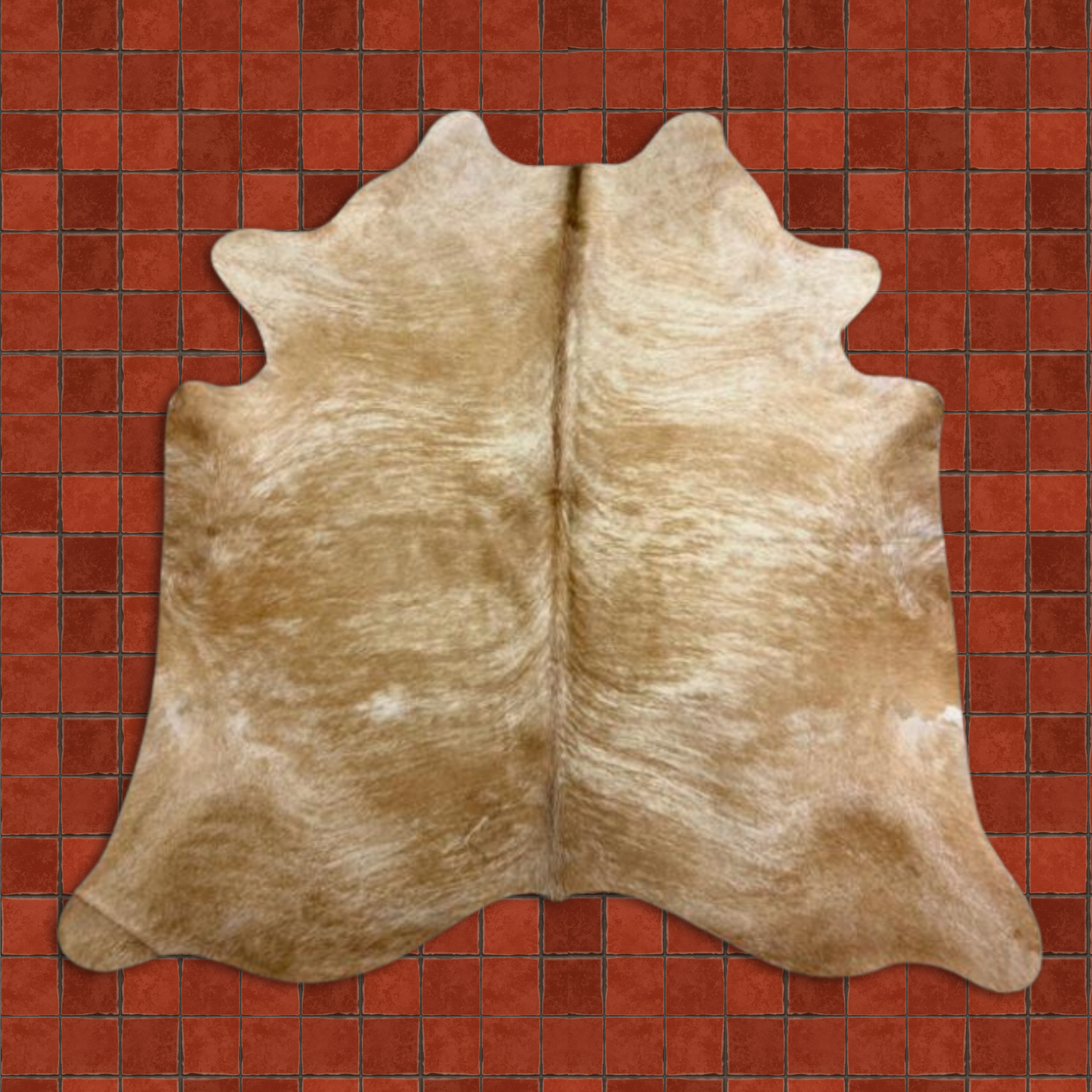 Caramel Brindle AA Grade Cowhide