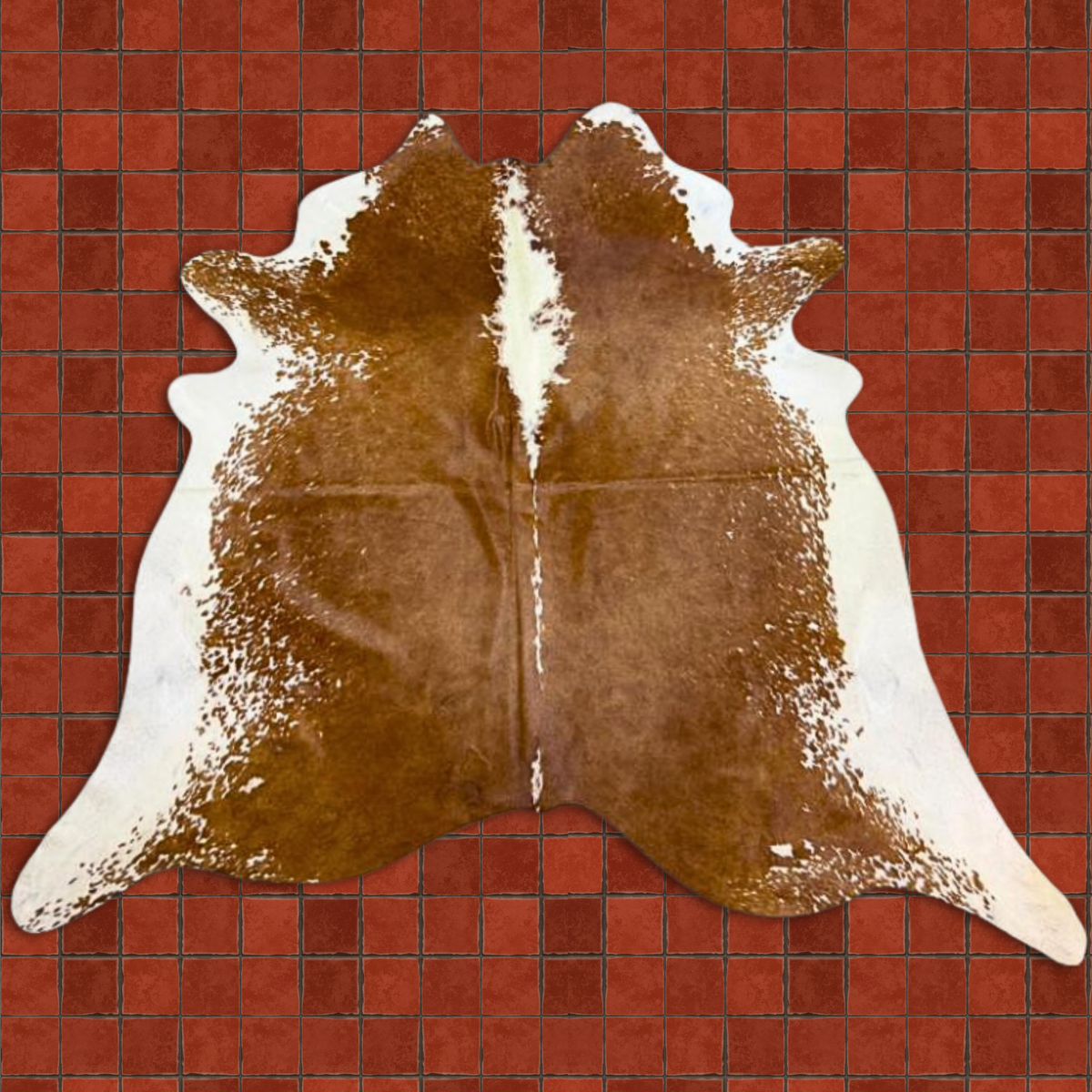 Brown & White AS Grade Cowhide