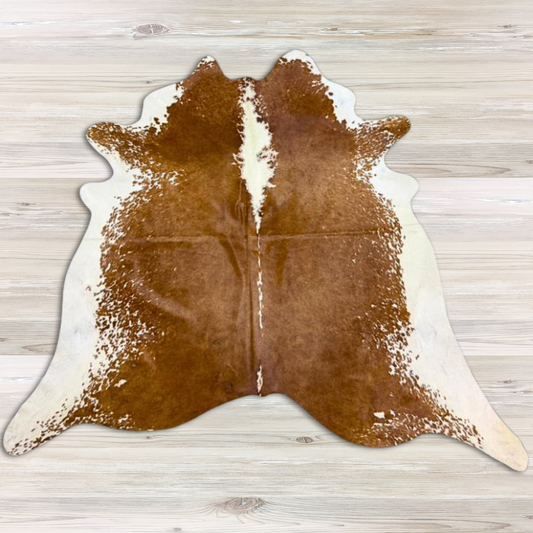 Brown & White AS Grade Cowhide