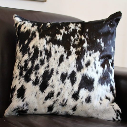 Full Front Black & White Nguni Cushion
