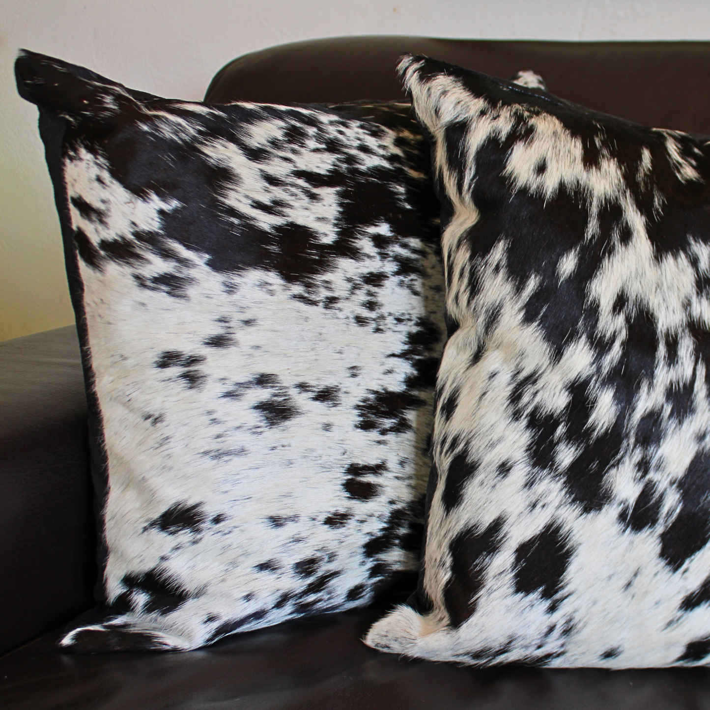 Full Front Black & White Nguni Cushion