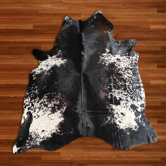 Black & White Speckled BS Grade Cowhide