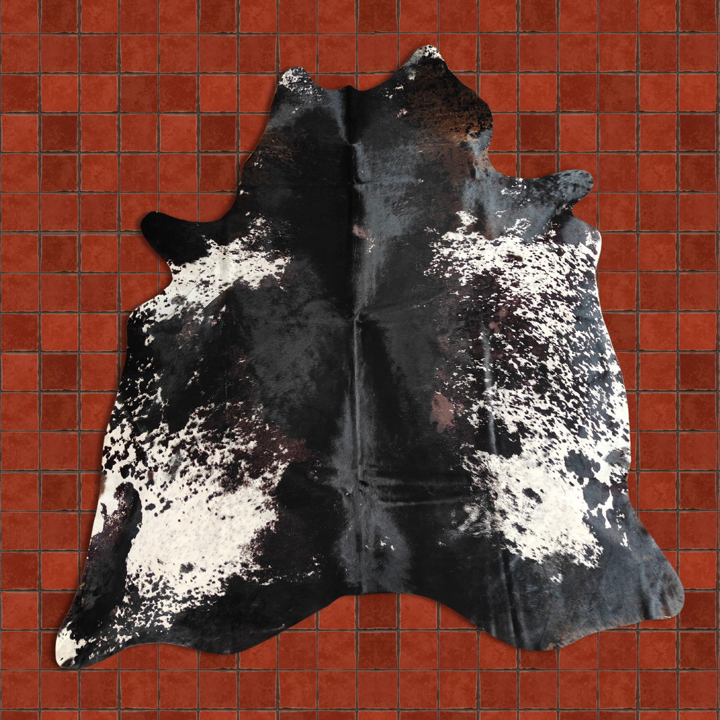 Black & White Speckled BS Grade Cowhide