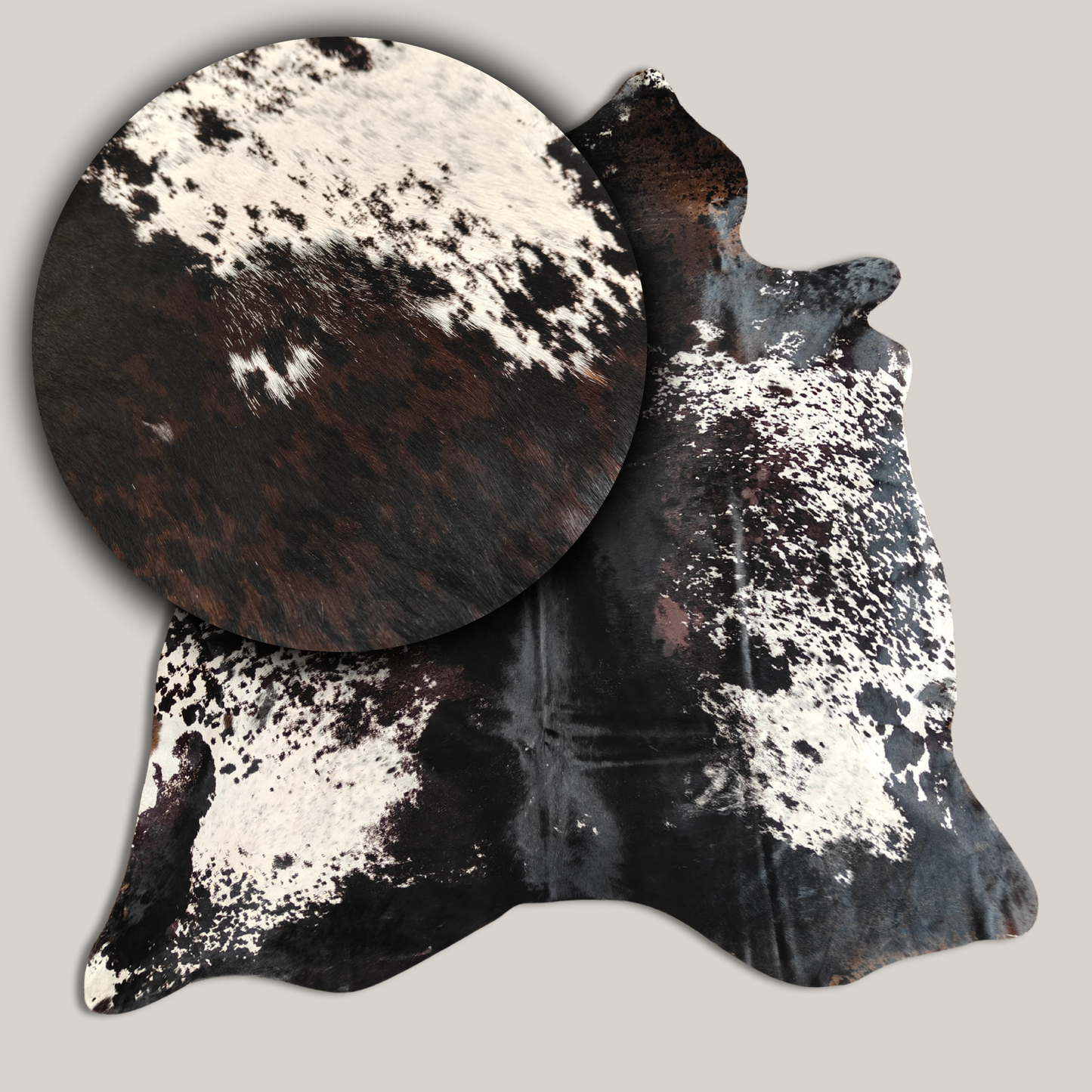 Black & White Speckled BS Grade Cowhide
