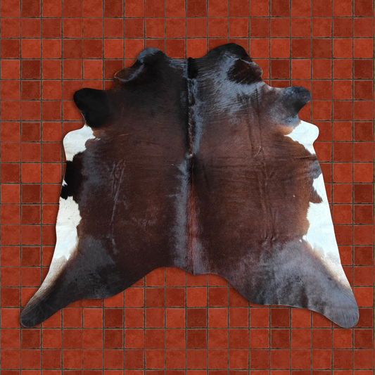 Brown & White AA Grade Cowhide