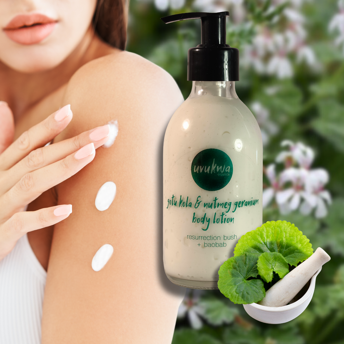 Gotu Kola & Nutmeg Geranium Body Lotion 200ml