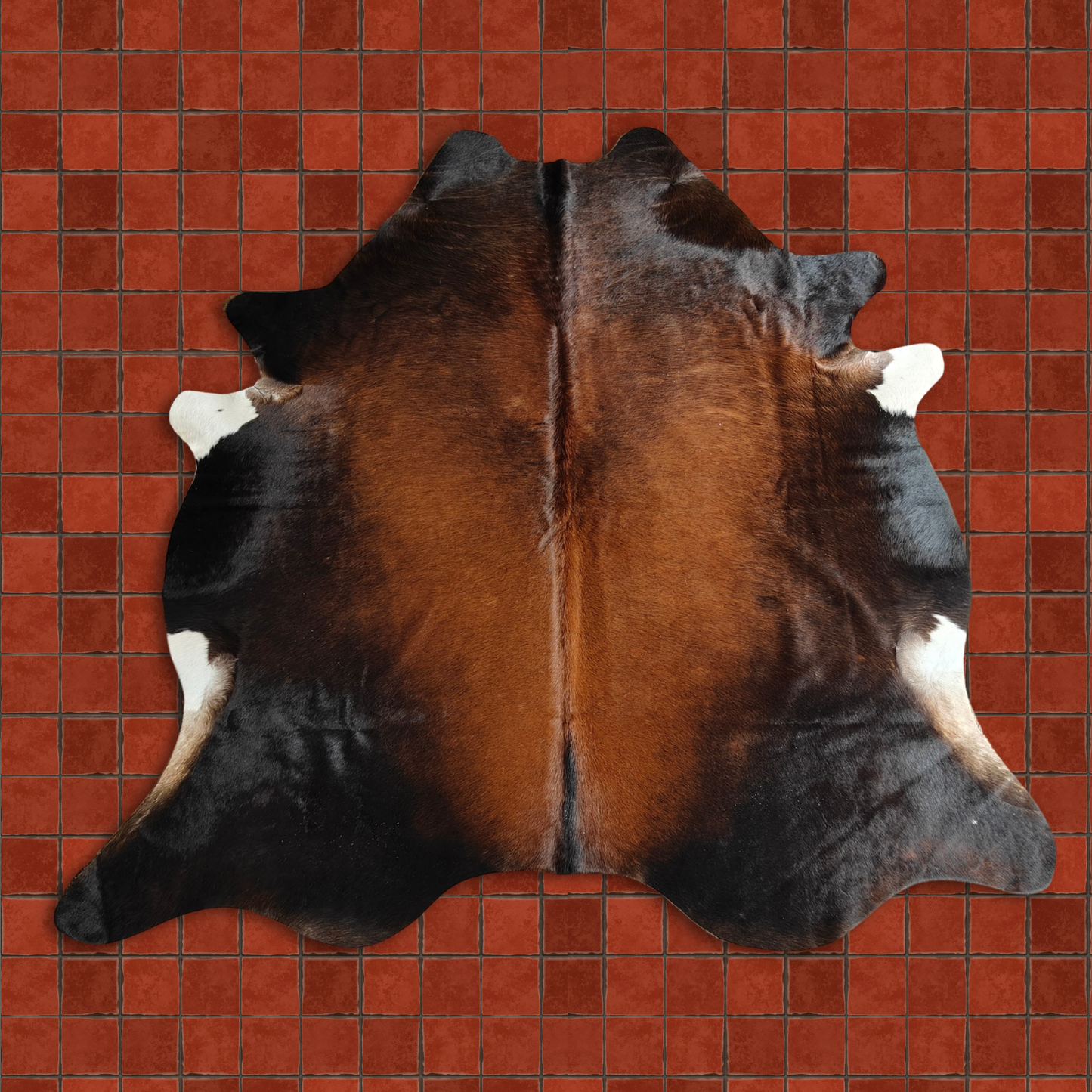 Brown & White AA Grade Cowhide