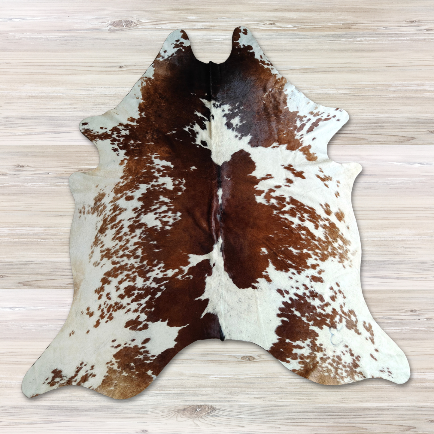 Brown & White Speckled AAS Grade Cowhide
