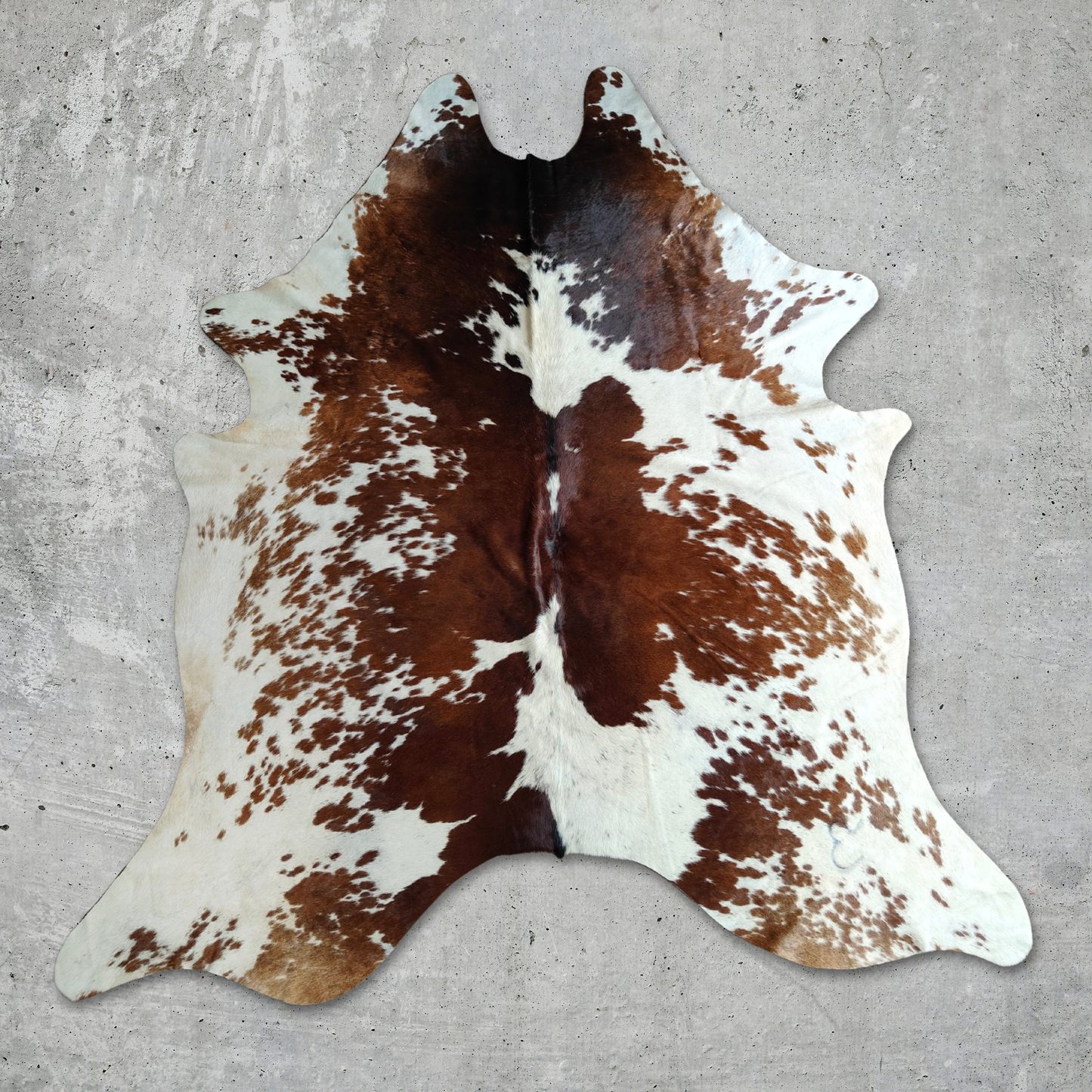 Brown & White Speckled AAS Grade Cowhide