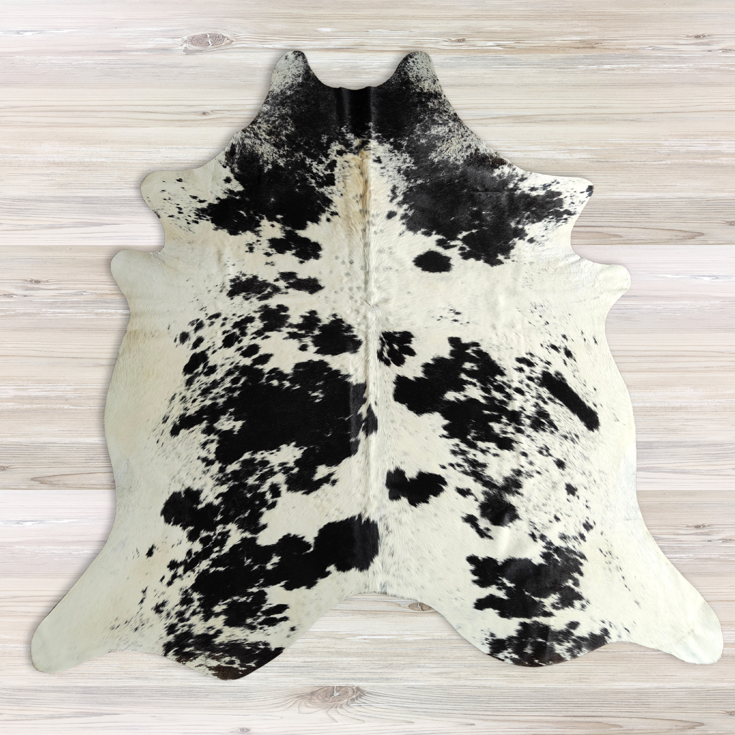 Black & White Speckled AAS Grade Cowhide