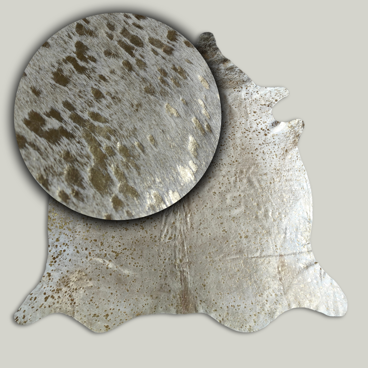 Gold Metallic MET Grade Cowhide