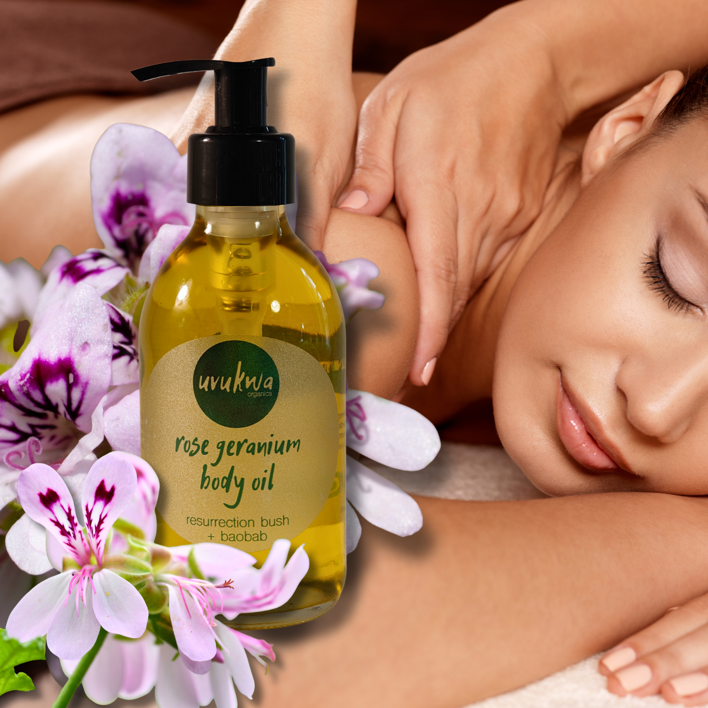 Rose Geranium Body Oil 200ml