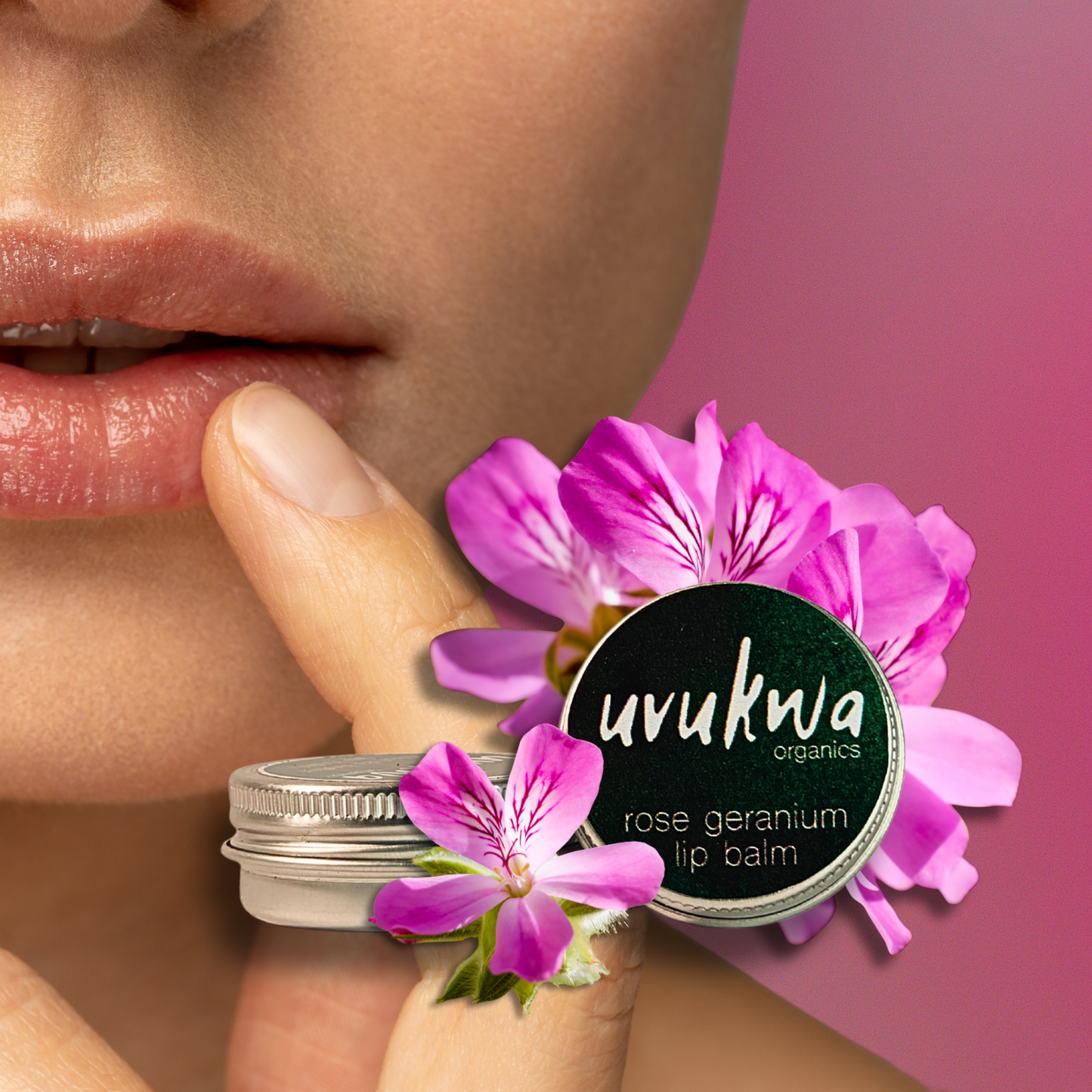 Rose Geranium Lip Balm 20ml