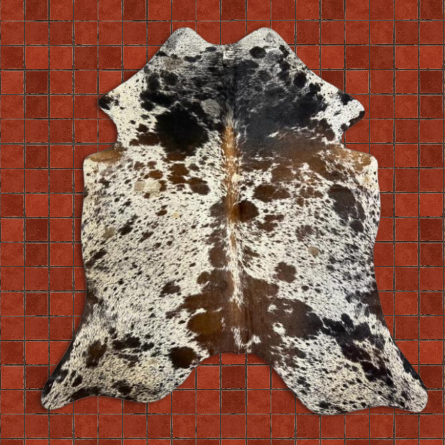 Spotted Tri-Colour TRI Grade Cowhide