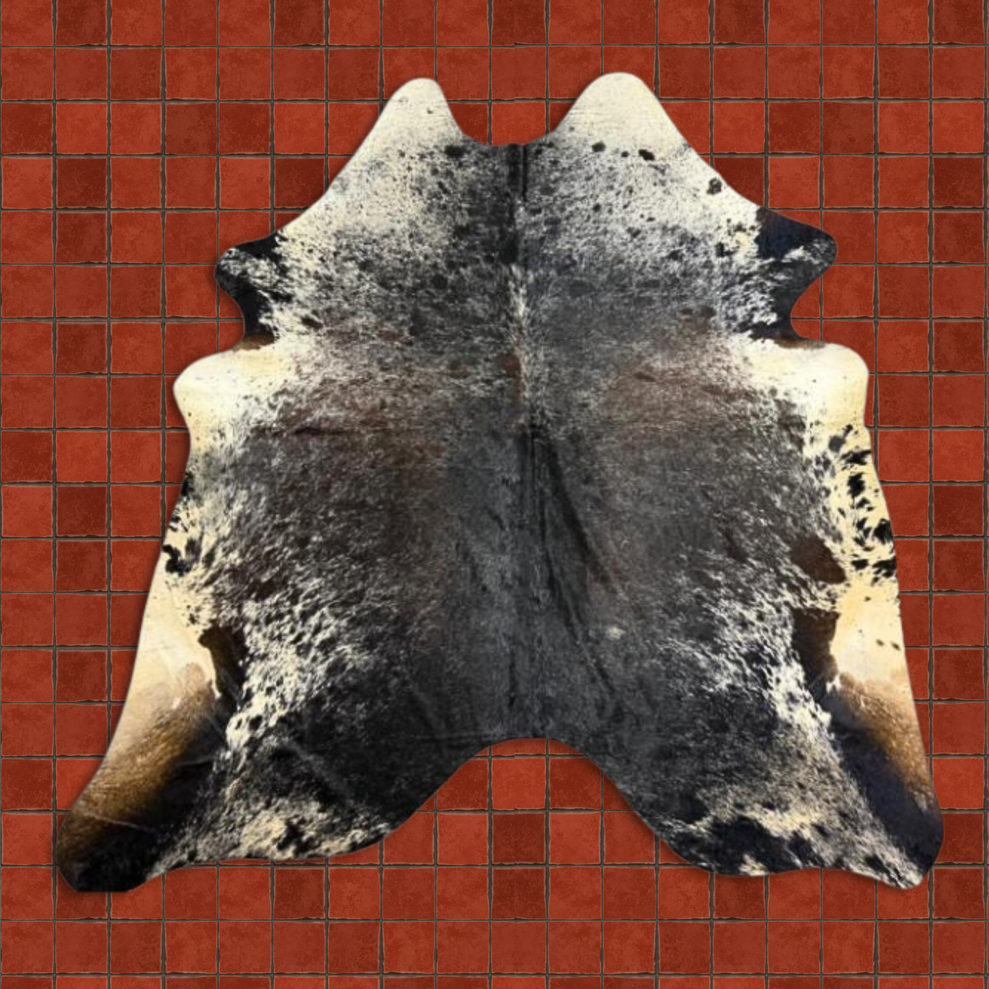Speckled Tri-Colour TRI Grade Cowhide
