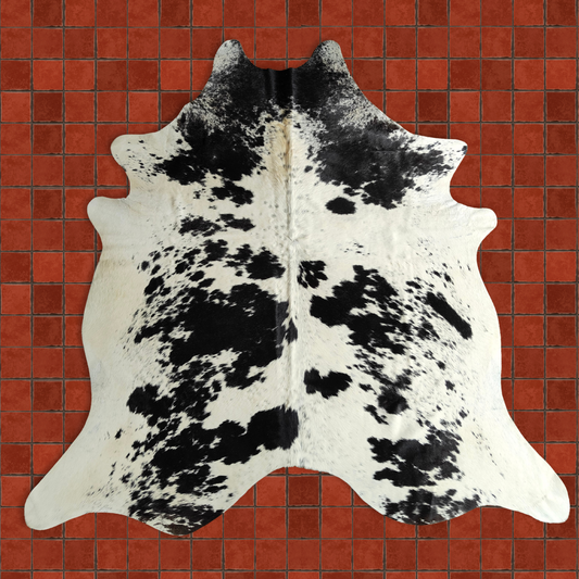 Black & White Speckled AAS Grade Cowhide